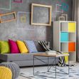 colourful living room decor